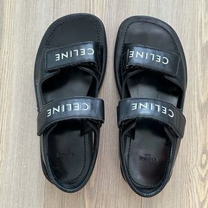Celine Woman Black Strap Sandals